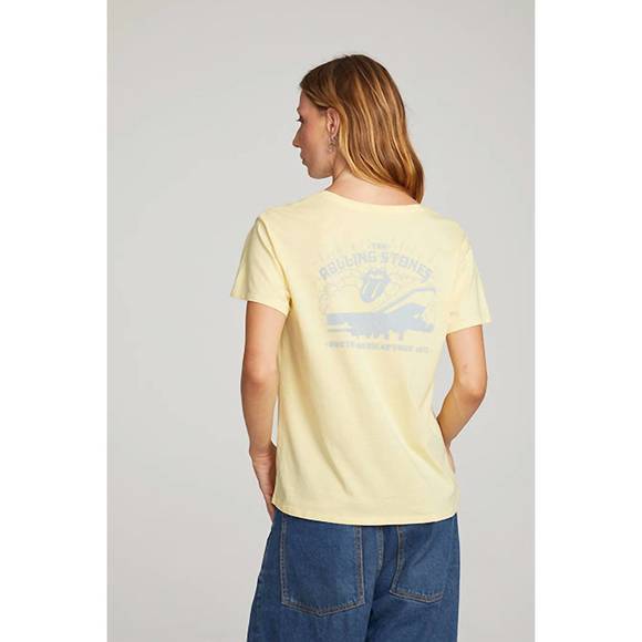 NEW CHASER north america tour tee in lemon - Picture 2 of 2